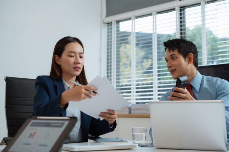 Financial advisor reviewing centralized client relationship data, communication history, and pipeline activity in SatuitCRM to replace scattered spreadsheets and email notes