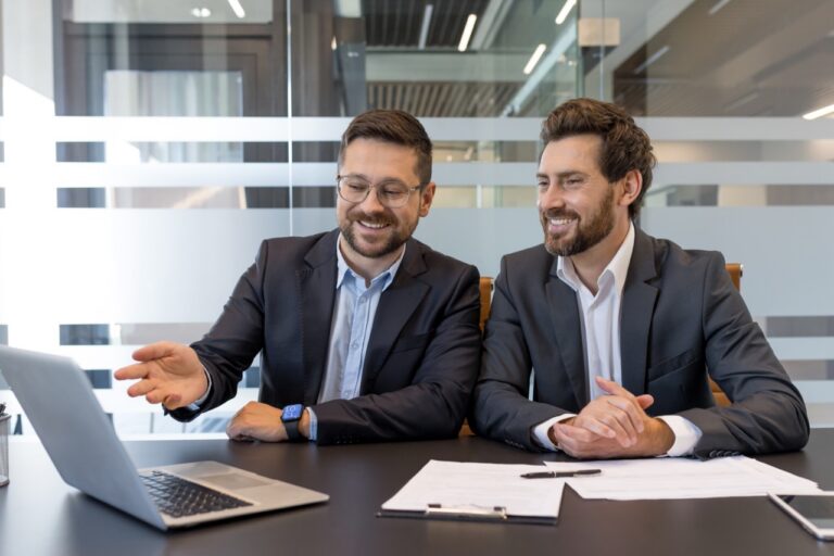 IR professional reviewing investor relationship history in a CRM during a team transition