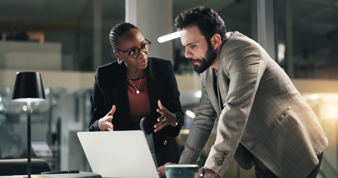 IR professional reviewing an automatically enriched investor contact record