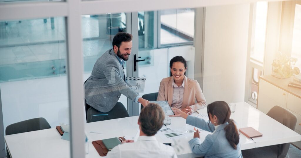 Investor relations professional comparing CRM dashboards for private equity fund management